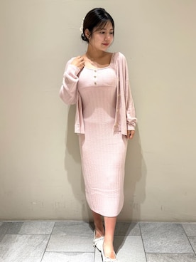 「アイテム（バレッタ/ヘアクリップ）」を使った、SNIDEL HOMEさん（レディース・156cm）の夏コーディネート