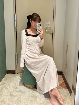 「アイテム（ルームウェア）」を使った、SNIDEL HOMEさん（レディース・159cm）の秋コーディネート