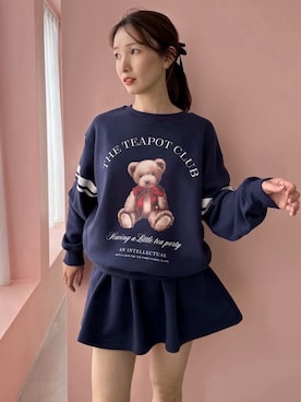 「アイテム（ルームウェア/パジャマ）」を使った、SNIDEL HOMEさん（レディース・159cm）の秋コーディネート