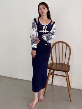 「アイテム（ルームウェア/パジャマ）」を使った、SNIDEL HOMEさん（レディース・159cm）の秋コーディネート