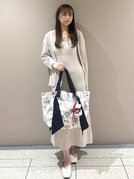 「アイテム（ルームウェア）」を使った、SNIDEL HOMEさん（レディース・161cm）の秋コーディネート