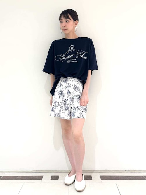 SNIDEL HOME パジャマ ルームウェア 「ICEDFABRIC+R」エンブレムT