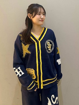 「アイテム（ルームウェア/パジャマ）」を使った、SNIDEL HOMEさん（レディース・158cm）の秋コーディネート