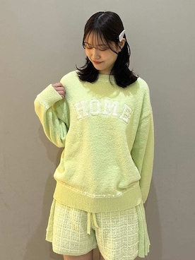 「アイテム（ルームウェア/パジャマ）」を使った、SNIDEL HOMEさん（レディース・158cm）の秋コーディネート