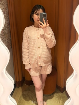 「アイテム（ルームウェア/パジャマ）」を使った、SNIDEL HOMEさん（レディース・147cm）の冬コーディネート