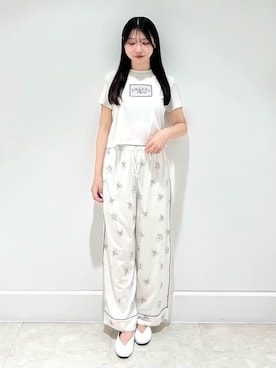「SNIDEL HOME（スナイデルホーム）のアイテム」を使った、SNIDEL HOMEさん（レディース・154cm）の夏コーディネート