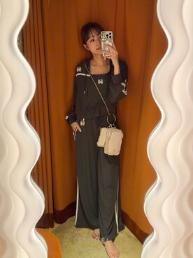 「アイテム（ルームウェア/パジャマ）」を使った、SNIDEL HOMEさん（レディース・159cm）の夏コーディネート