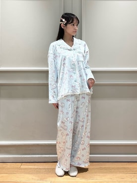 「アイテム（ルームウェア/パジャマ）」を使った、SNIDEL HOMEさん（レディース・153cm）の冬コーディネート