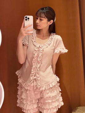 「アイテム（ルームウェア）」を使った、SNIDEL HOMEさん（レディース・153cm）の秋コーディネート