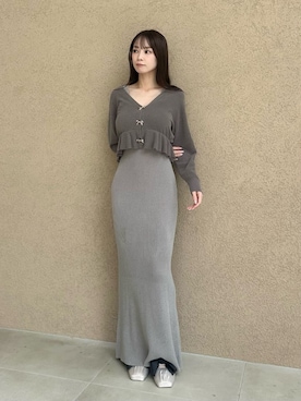「SNIDEL HOME（スナイデルホーム）のアイテム」を使った、SNIDEL HOMEさん（レディース・153cm）の夏コーディネート