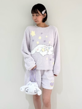 「アイテム（ヘアアクセサリー、パープル系）」を使った、SNIDEL HOMEさん（レディース・160cm）の秋コーディネート