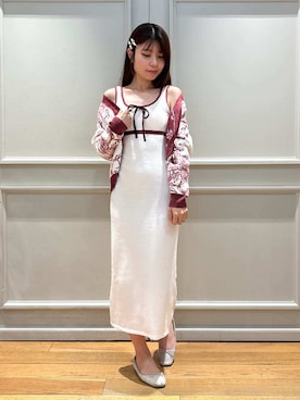 「アイテム（ヘアピン）」を使った、SNIDEL HOMEさん（レディース・159cm）の秋コーディネート