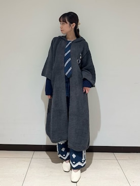 「アイテム（バレッタ/ヘアクリップ）」を使った、SNIDEL HOMEさん（レディース・153cm）の秋コーディネート