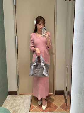 「アイテム（ヘアピン）」を使った、SNIDEL HOMEさん（レディース・159cm）の秋コーディネート