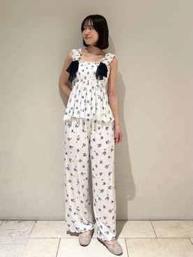 「SNIDEL HOME（スナイデルホーム）のアイテム」を使った、SNIDEL HOMEさん（レディース・158cm）の夏コーディネート