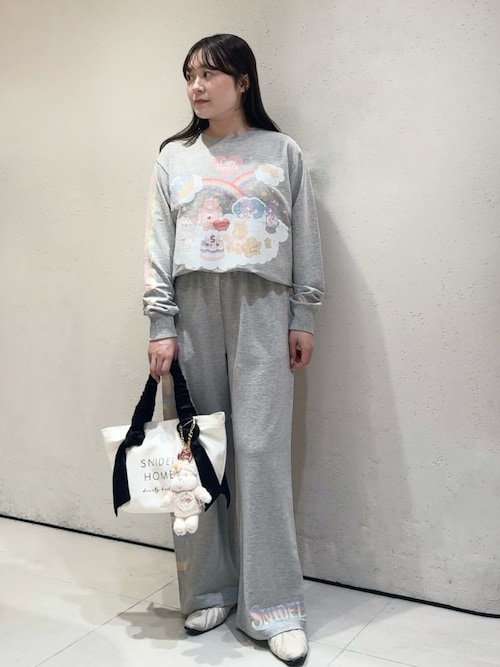 SNIDEL  Care Bears(TM) スウェットセットアップ Care Bears(TM)】スウェットセットアップ(すべてのワンピース