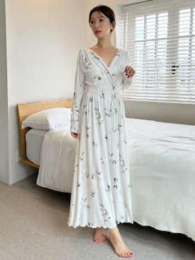 「アイテム（ルームウェア）」を使った、SNIDEL HOMEさん（レディース・159cm）の冬コーディネート