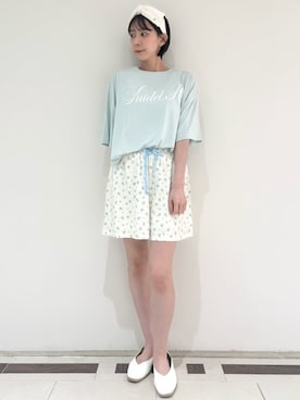 「SNIDEL HOME（スナイデルホーム）のアイテム」を使った、SNIDEL HOMEさん（レディース・160cm）の夏コーディネート