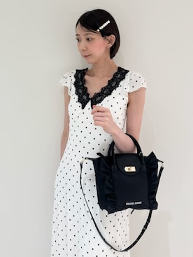 「SNIDEL HOME（スナイデルホーム）のアイテム」を使った、SNIDEL HOMEさん（レディース・160cm）の夏コーディネート