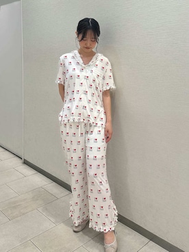 「アイテム（ルームウェア）」を使った、SNIDEL HOMEさん（レディース・158cm）の夏コーディネート