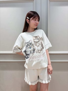 「アイテム（ルームウェア）」を使った、SNIDEL HOMEさん（レディース・159cm）の夏コーディネート