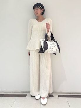 「セットアイテム」｜SNIDEL HOMEさん（レディース・160cm）の秋コーディネート