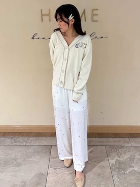 「アイテム（ルームウェア/パジャマ）」を使った、SNIDEL HOMEさん（レディース・154cm）の夏コーディネート