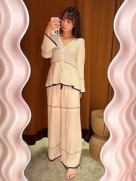 「アイテム（ルームウェア）」を使った、SNIDEL HOMEさん（レディース・153cm）の夏コーディネート