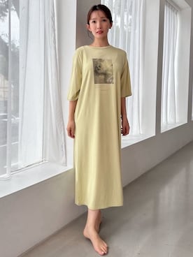 「アイテム（ルームウェア）」を使った、SNIDEL HOMEさん（レディース・159cm）の夏コーディネート