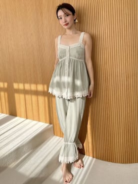「ヘアクリップ」｜SNIDEL HOMEさん（レディース・159cm）の春コーディネート