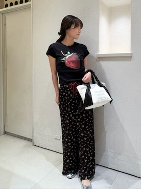 「ヘアクリップ」｜SNIDEL HOMEさん（レディース・154cm）の春コーディネート