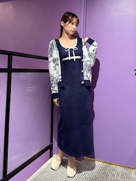 「アイテム（バレッタ/ヘアクリップ）」を使った、SNIDEL HOMEさん（レディース・153cm）の秋コーディネート