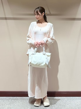 「ヘアクリップ」｜SNIDEL HOMEさん（レディース・153cm）の春コーディネート