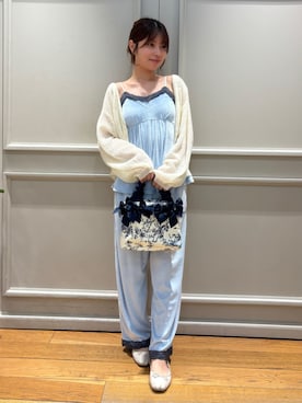「アイテム（バレッタ/ヘアクリップ）」を使った、SNIDEL HOMEさん（レディース・159cm）の秋コーディネート