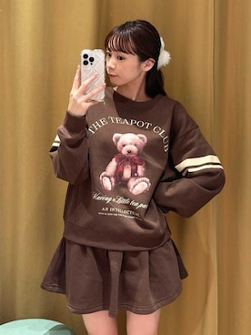 「アイテム（ルームウェア）」を使った、SNIDEL HOMEさん（レディース・153cm）の秋コーディネート