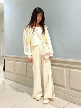 「アイテム（ルームウェア）」を使った、SNIDEL HOMEさん（レディース・160cm）の夏コーディネート
