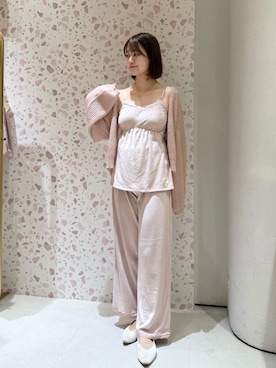 「アイテム（ルームウェア）」を使った、SNIDEL HOMEさん（レディース・152cm）の秋コーディネート