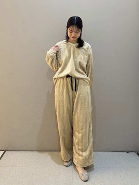 「アイテム（ルームウェア）」を使った、SNIDEL HOMEさん（レディース・158cm）の冬コーディネート