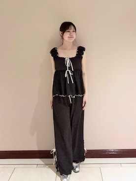 「SNIDEL HOME（スナイデルホーム）のアイテム」を使った、SNIDEL HOMEさん（レディース・152cm）の春コーディネート