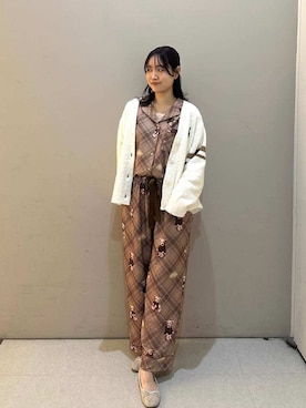 「アイテム（ルームウェア）」を使った、SNIDEL HOMEさん（レディース・158cm）の秋コーディネート
