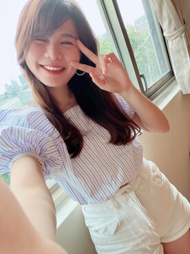 「AIR SPACE（エアースペース）のアイテム」を使った、ツイ 🇹🇼さん（レディース・160cm）の春コーディネート