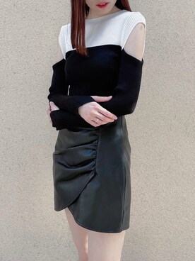 「Crea titty&Co. PETIT（クレアティティーアンドコープチ）のアイテム」を使った、momo☁️さん（レディース・168cm）の秋コーディネート