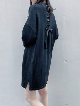 「titty＆Co. PETIT（ティティアンドコープティ）のアイテム」を使った、momo☁️さん（レディース・168cm）の秋コーディネート