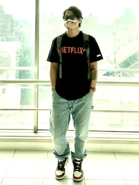 「通勤穿搭」｜「アイテム（Tシャツ/カットソー）」を使った、🇹🇼 ジェス_柚子パパさん（メンズ・173cm）の秋コーディネート