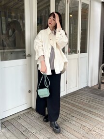美品☆クラネ BACK SQUEEZE DENIM JACKET ゆったり CLANE（クラネ）の「BACK SQUEEZE DENIM JACKET（デニム