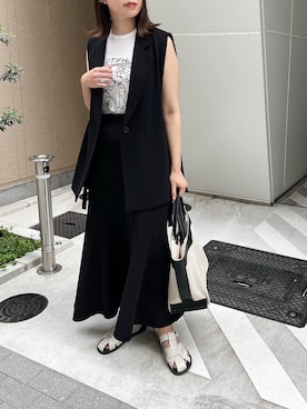 chisaさん（レディース・164cm）の夏コーディネート