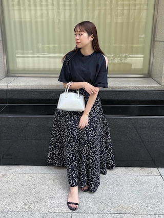 CLANE（クラネ）の「【CLANE】DOT FLOWER CIRCULAR SKIRT 15109-6051