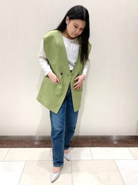 HIMIKO　札幌丸井今井店さん（レディース・161cm）の春コーディネート