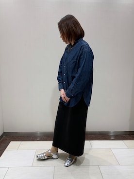 「レディースファッション」｜HIMIKO　札幌丸井今井店さん（レディース・161cm）の春コーディネート