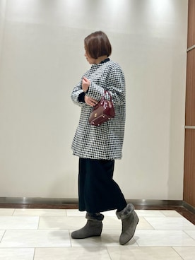 「HIMIKO（ヒミコ）のアイテム」を使った、HIMIKO　札幌丸井今井店さん（レディース・152cm）の秋コーディネート